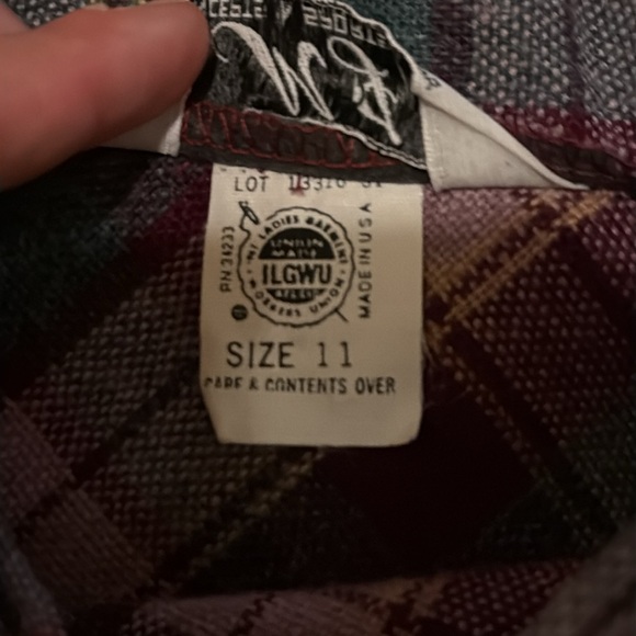 Vintage MJ concepts in sportswear wool blend plaid skirt - Picture 3 of 5